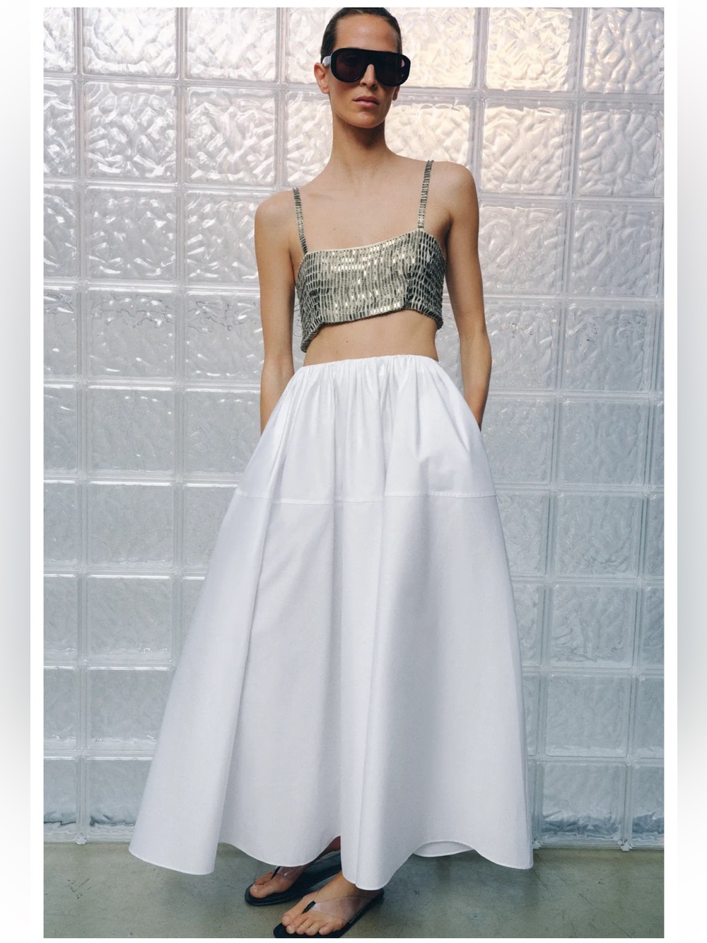 Zara ZW collection Voluminous Skirt